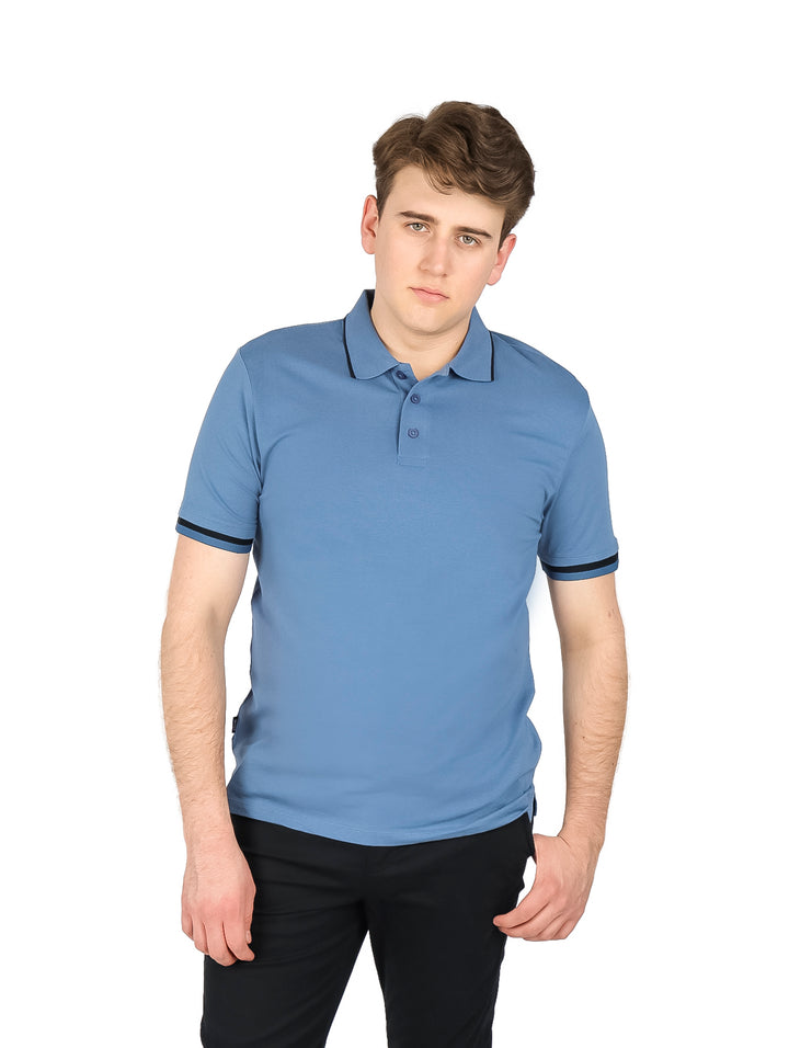 Playera Polo NYD Jeans Color Carbon para Hombre