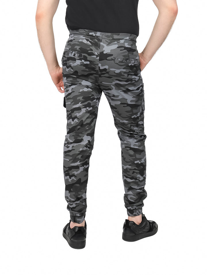 Pantalones Jogger NYD Jeans Gris Camo para Hombre