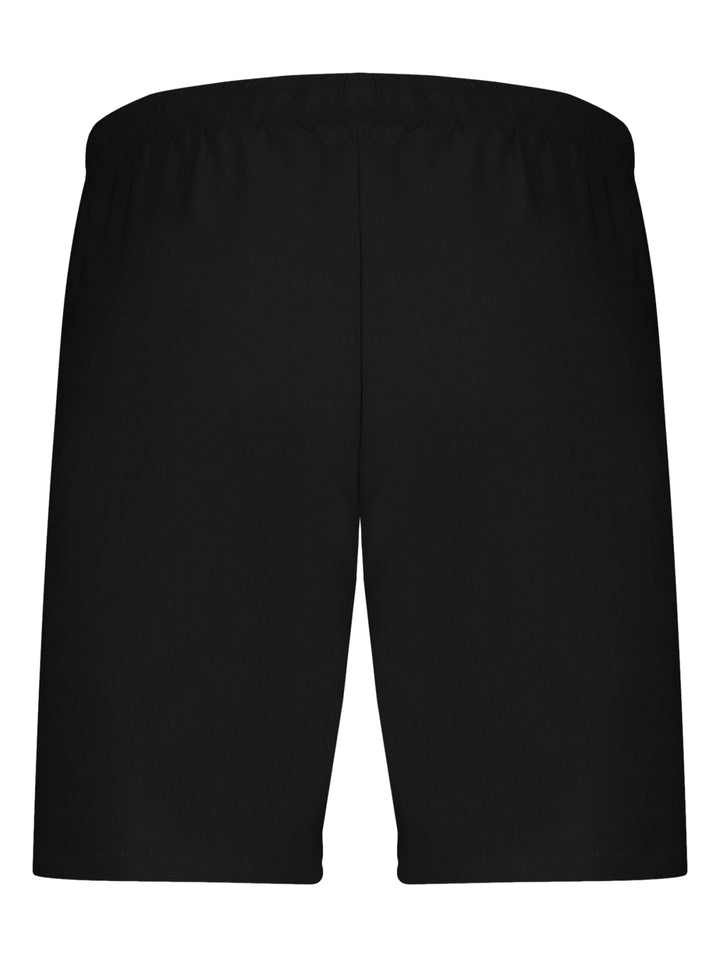 Shorts deportivos de color negro marca Charly con cintura elástica.