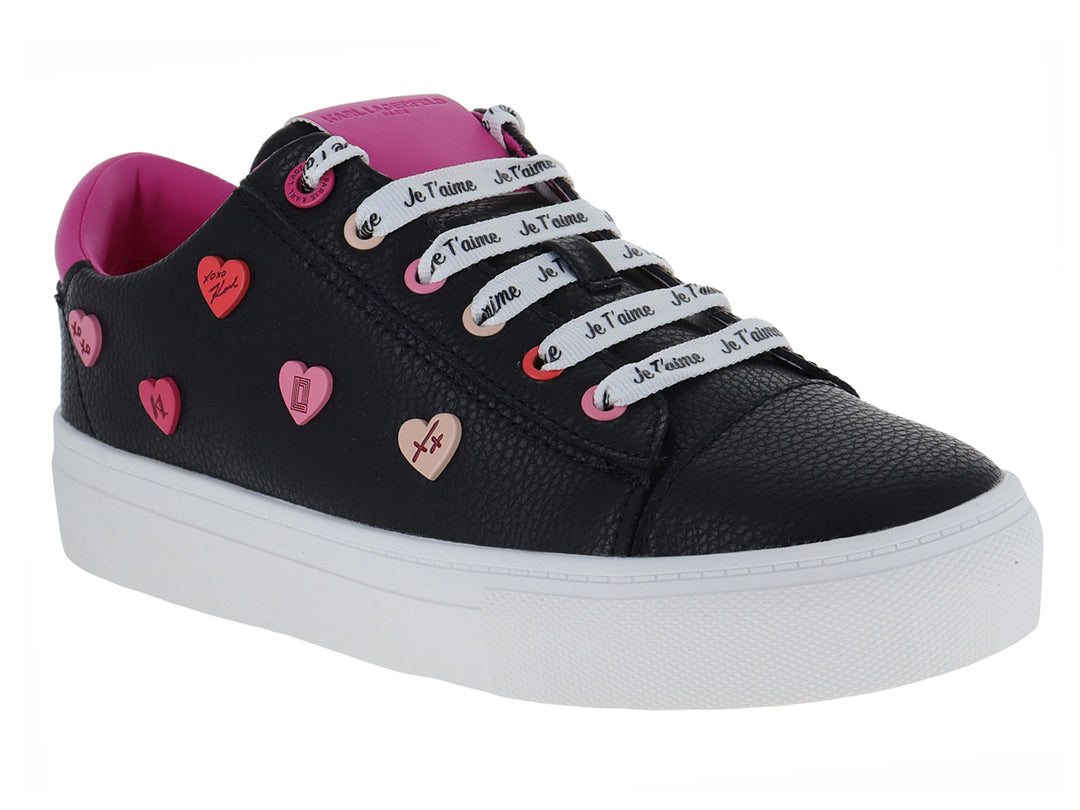 Tenis Karl Lagerfeld Tumbled Negro para Mujer