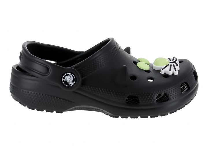 Crocs Classic Glow Black Cat Clogs Negro para Nino