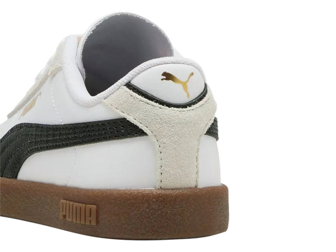 Tenis PUMA Club II Era Blancos y Negros para Niño
