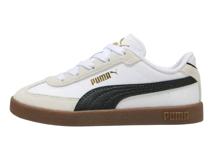 Tenis PUMA Club II Era Blancos y Negros para Niño