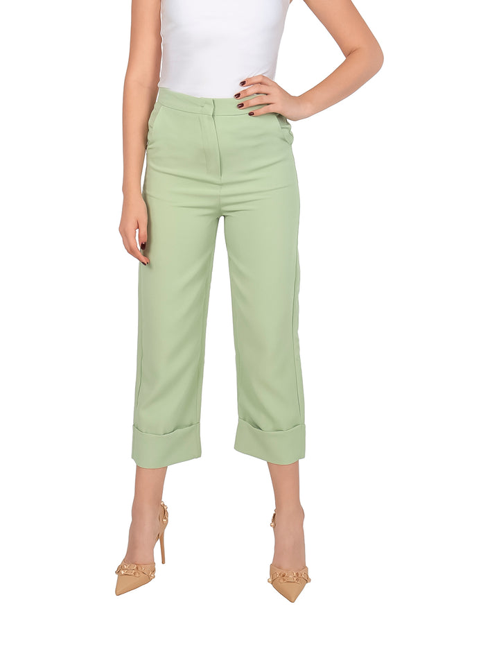 Pantalón de Vestir ATOK Verde para Mujer