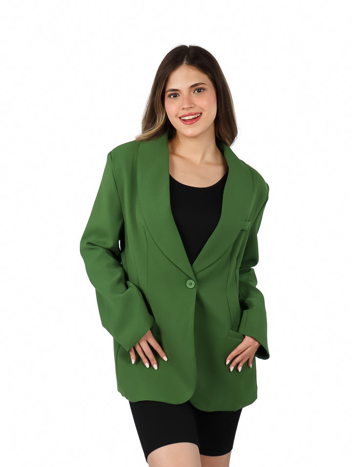 Blazer ATOK Verde con Cinto para Mujer
