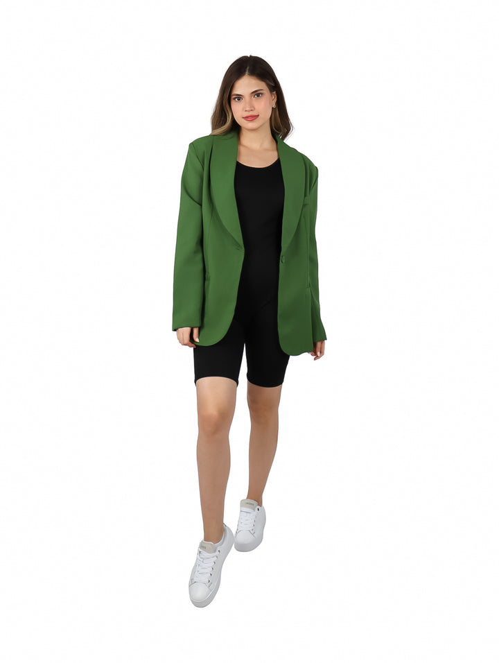 Blazer ATOK Verde con Cinto para Mujer