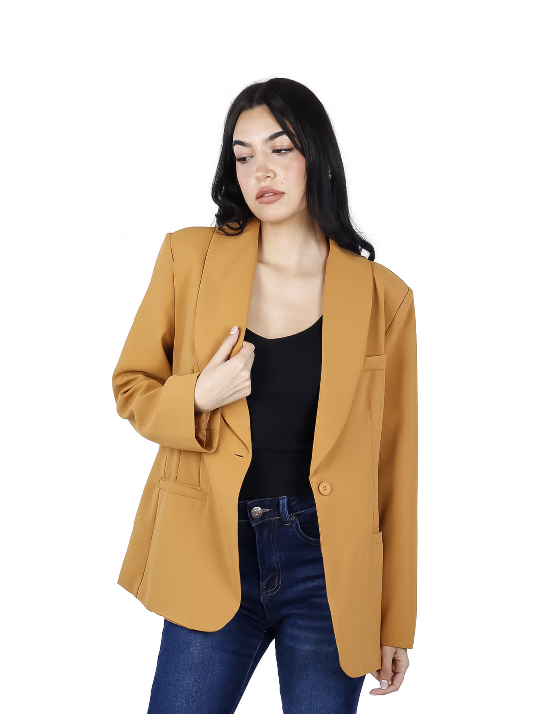 Blazer ATOK Color Caramel para Mujer