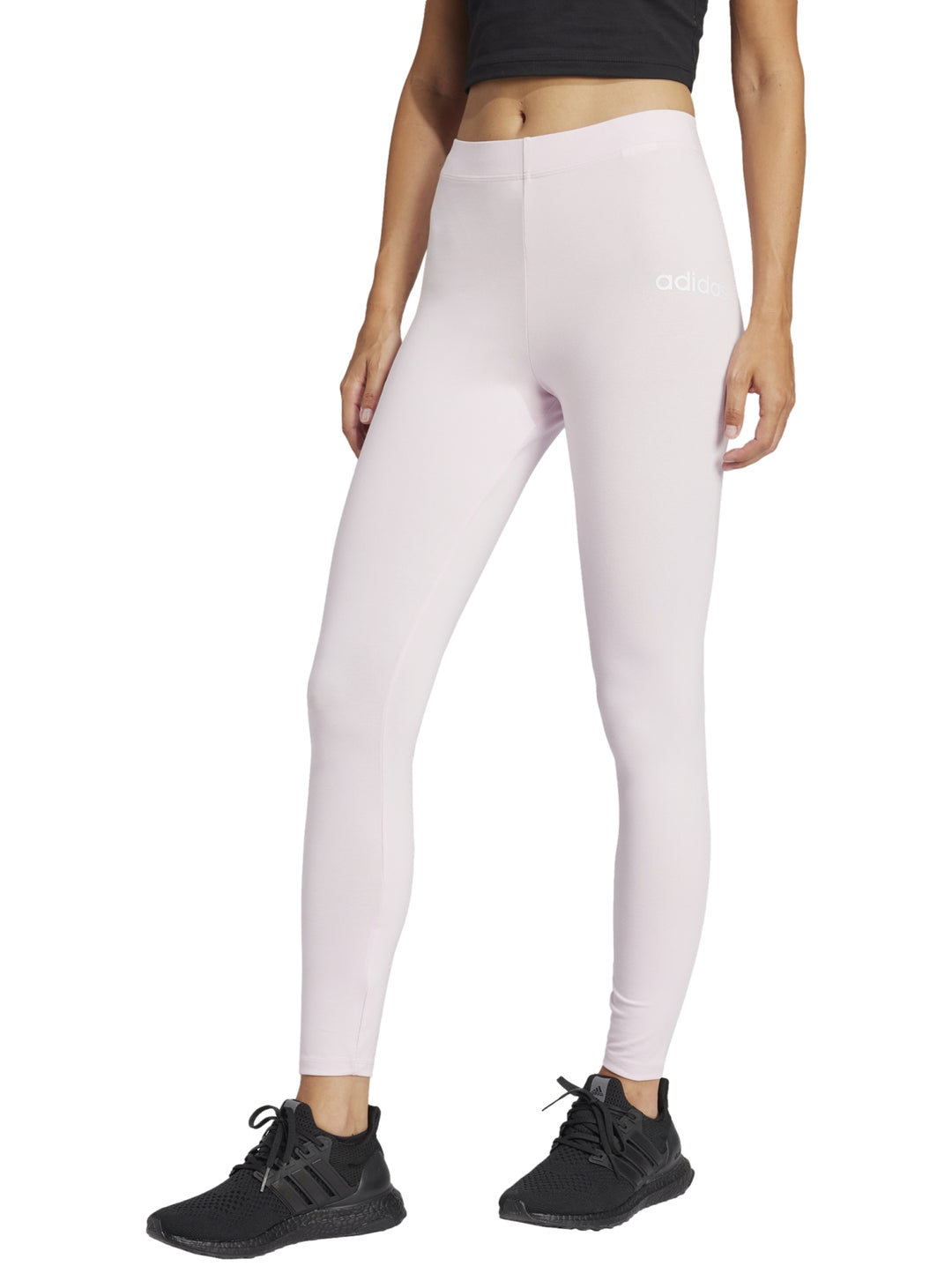Mallas Adidas Essentials Linear Cotton Rosa Claro para Mujer