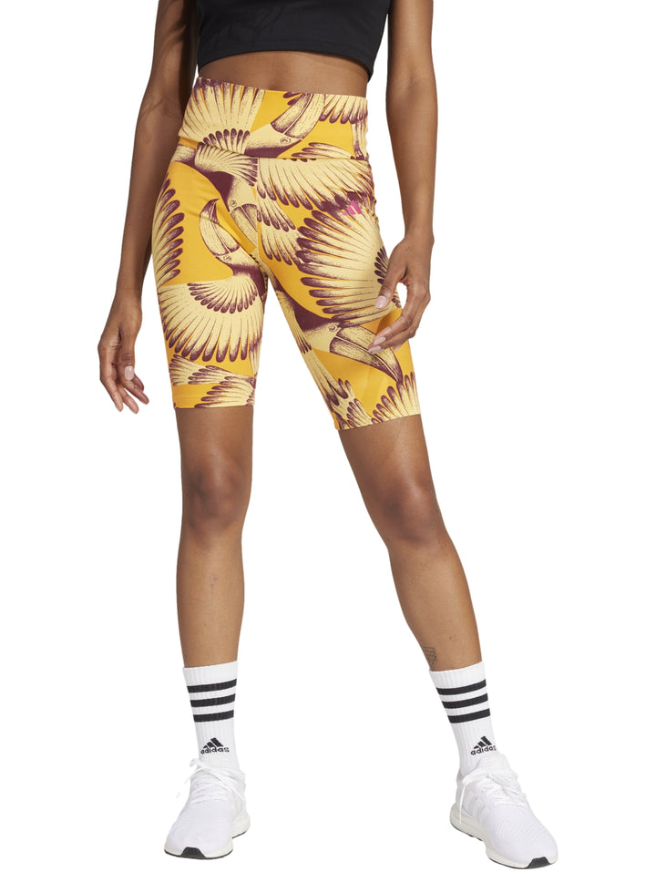 Short Bike Adidas Farm Yellow Tint para Mujer