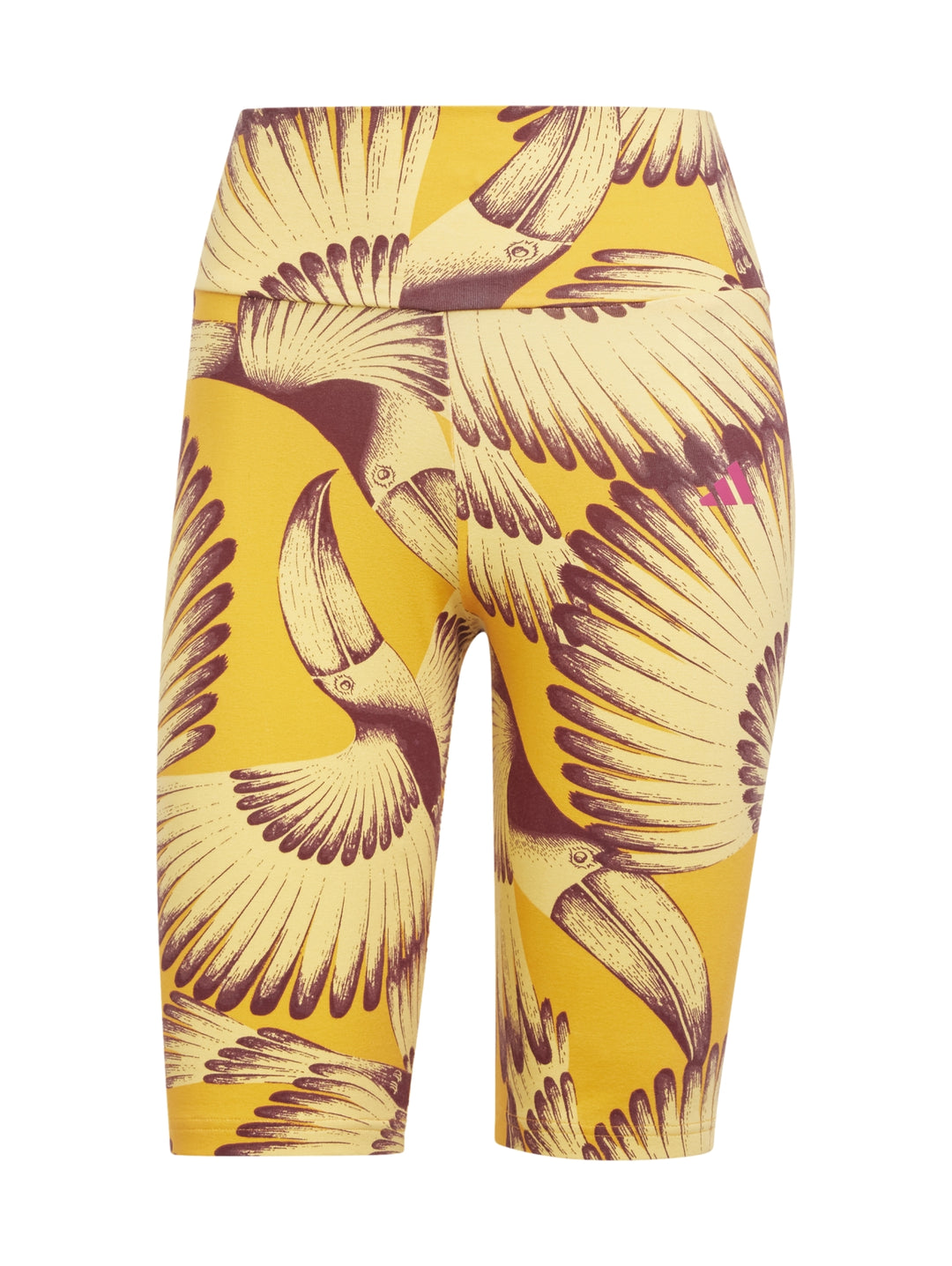 Short Bike Adidas Farm Yellow Tint para Mujer