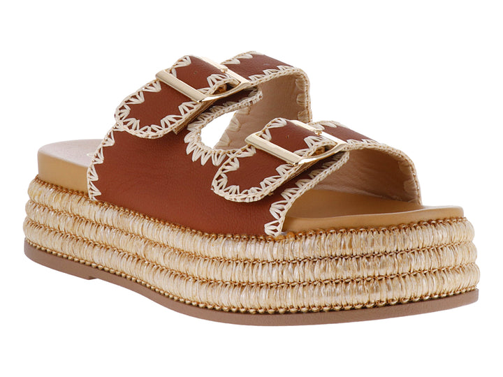 Sandalias Plataforma Roze Color Brown para Mujer