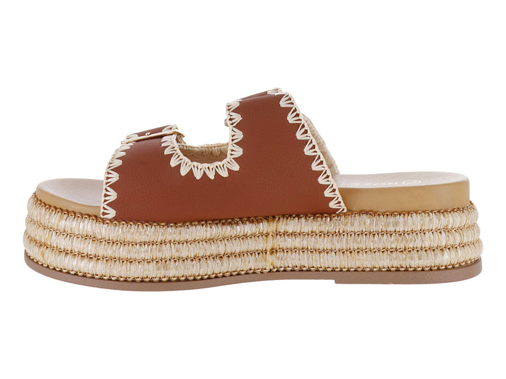 Sandalias Plataforma Roze Color Brown para Mujer