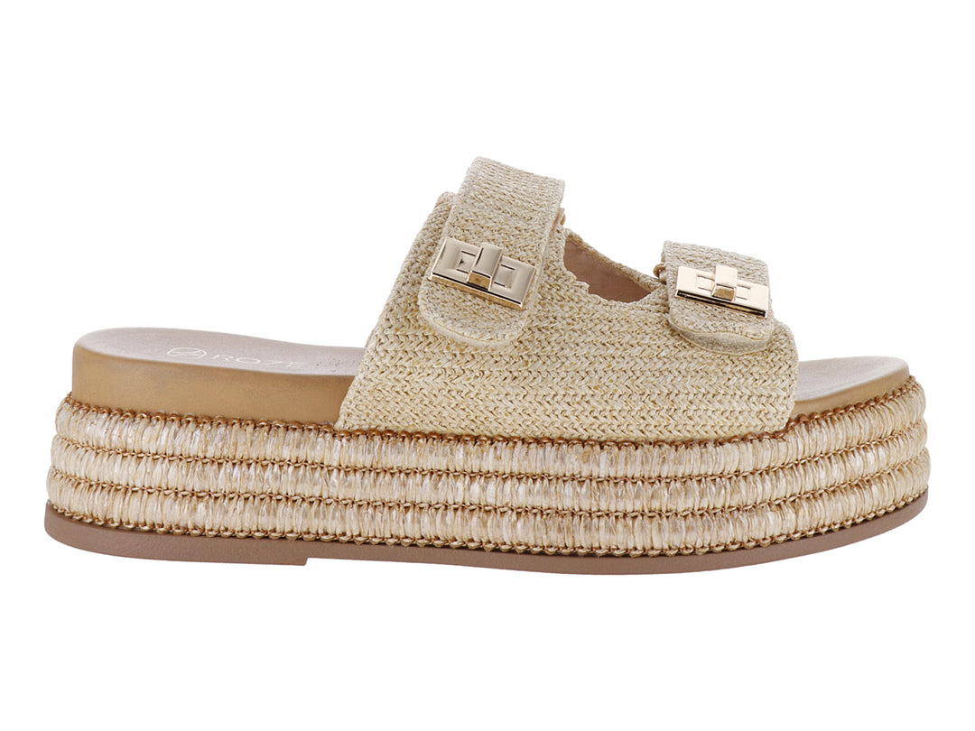 Sandalias Roze Beige para Mujer