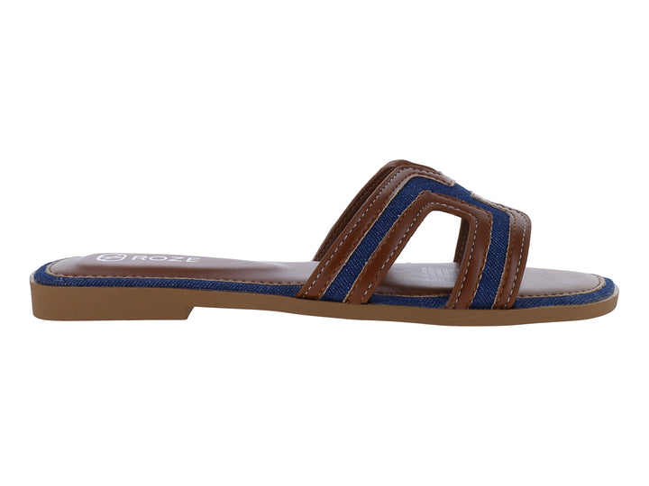 Sandalias ROZE Color Brown/Navy para Mujer