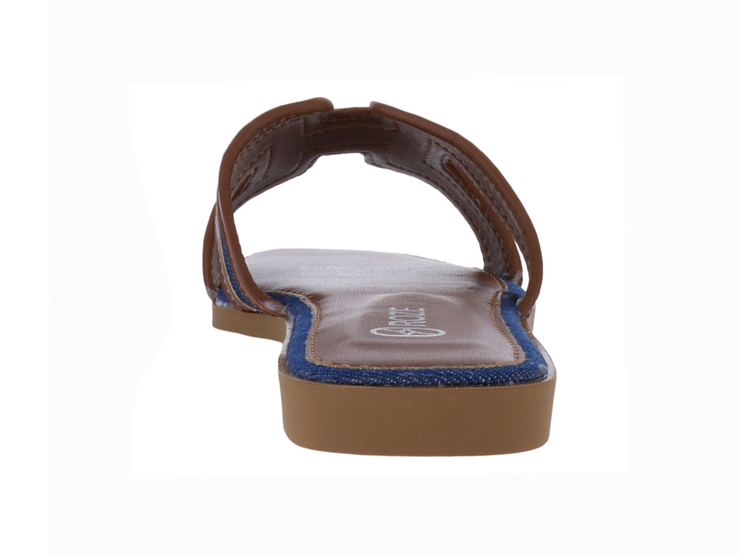 Sandalias ROZE Color Brown/Navy para Mujer