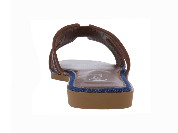Sandalias ROZE Color Brown/Navy para Mujer