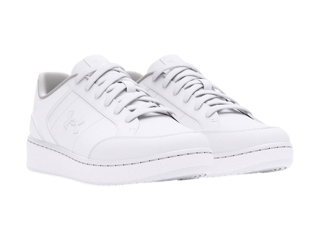Tenis Under Armour Official Lthr Blancos para Nino