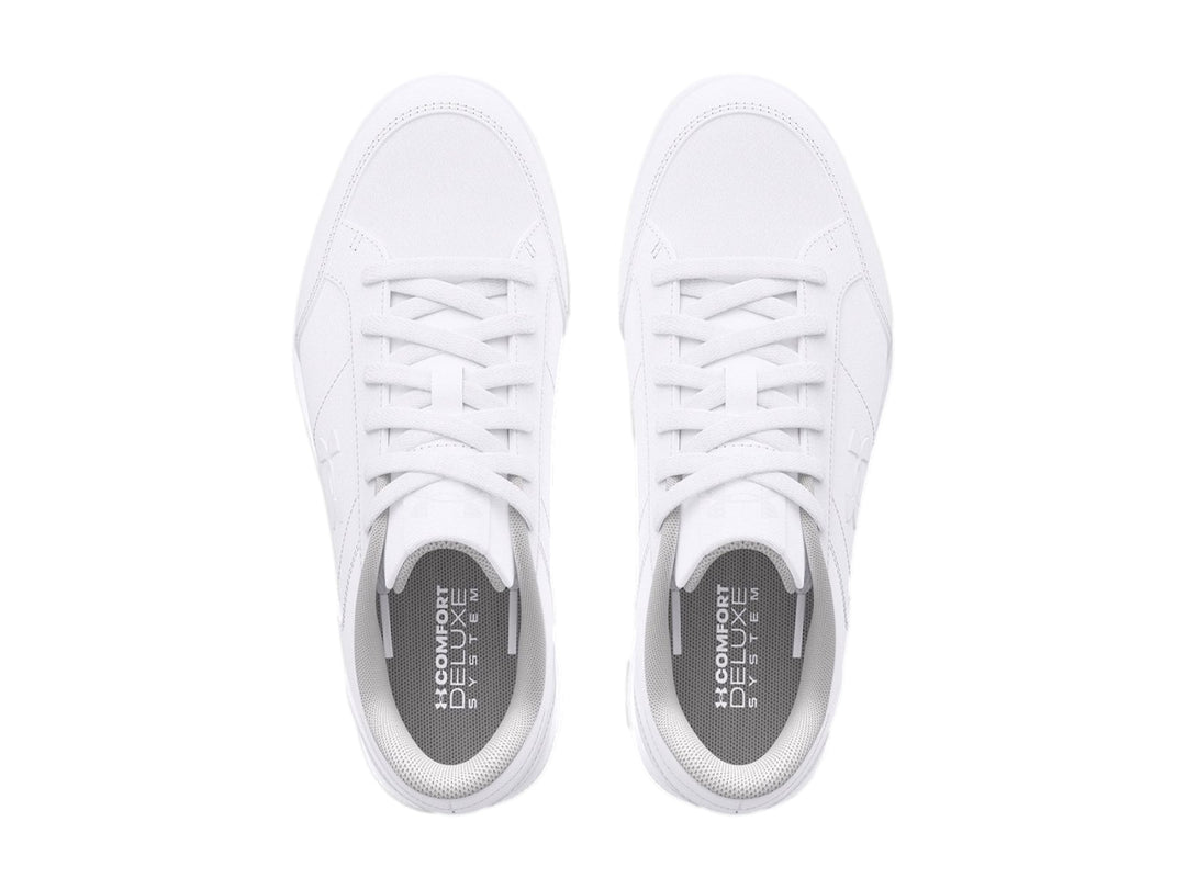 Tenis Under Armour Official Lthr Blancos para Nino