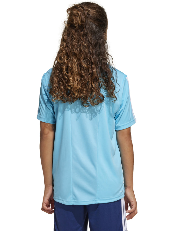 Playera Adidas Essentials 3-Stripes Azul para Niño