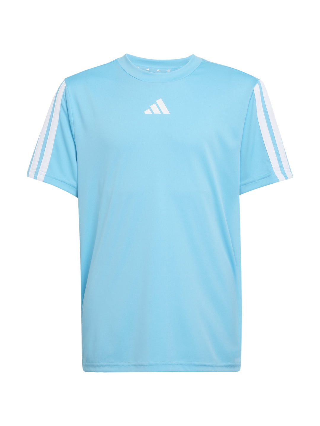 Playera Adidas Essentials 3-Stripes Azul para Niño