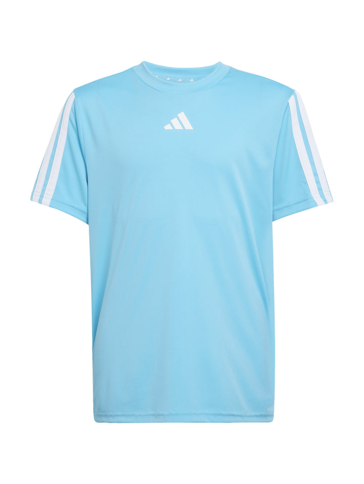 Playera Adidas Essentials 3-Stripes Azul para Niño