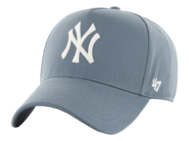 Gorra de béisbol 47 Brand color basalto con logo de los New York Yankees bordado en blanco.