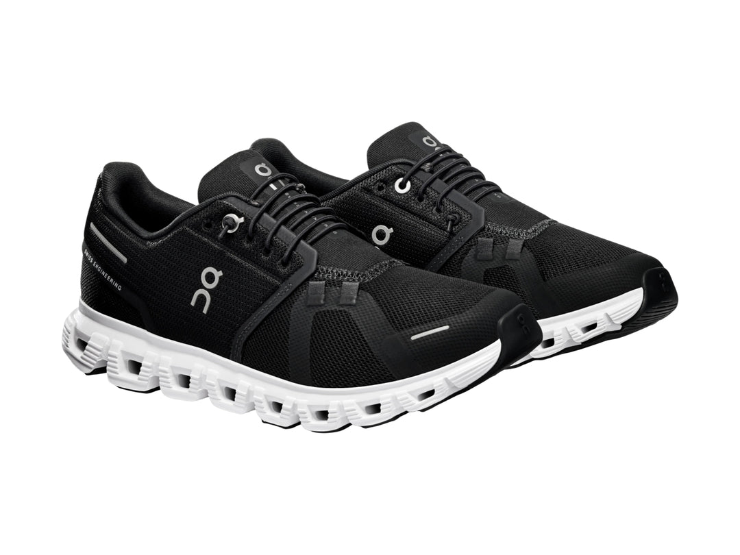 Tenis ON Cloud 6 Negro con Blanco para Mujer