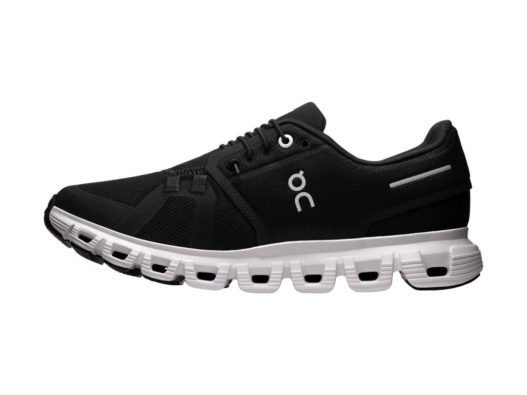 Tenis ON Cloud 6 Negro con Blanco para Mujer