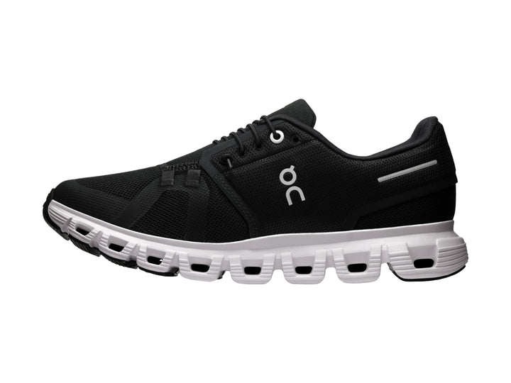 Tenis ON Cloud 6 Negro con Blanco para Mujer