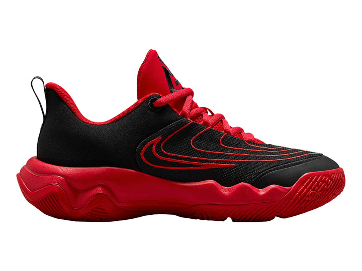Tenis Nike Giannis Immortality 4 Negro y Rojo para Niño