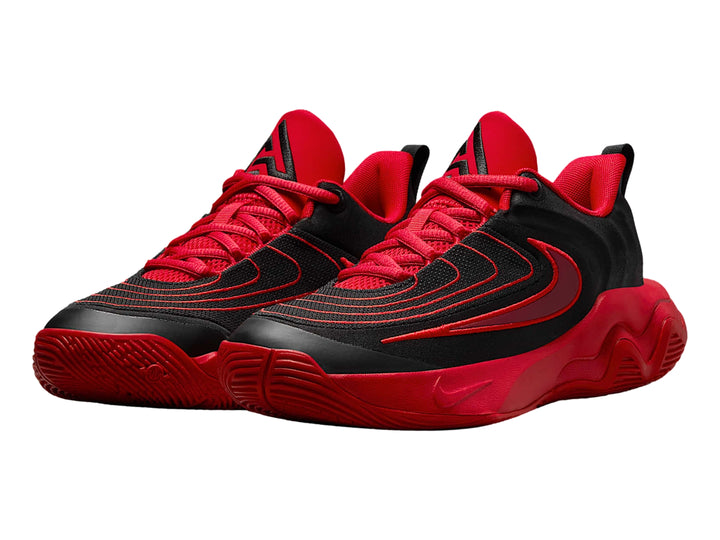 Tenis Nike Giannis Immortality 4 Negro y Rojo para Niño
