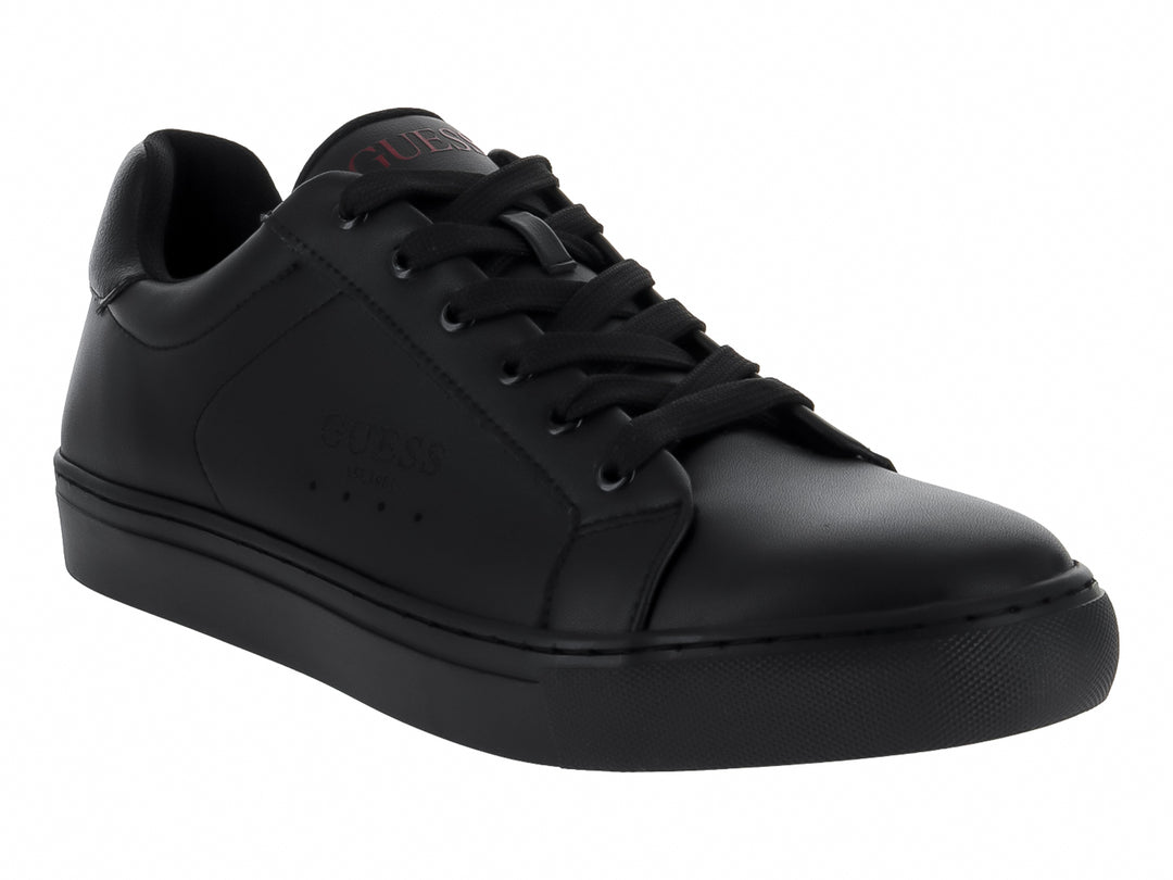 Tenis Guess Negro de Cuero para Hombre