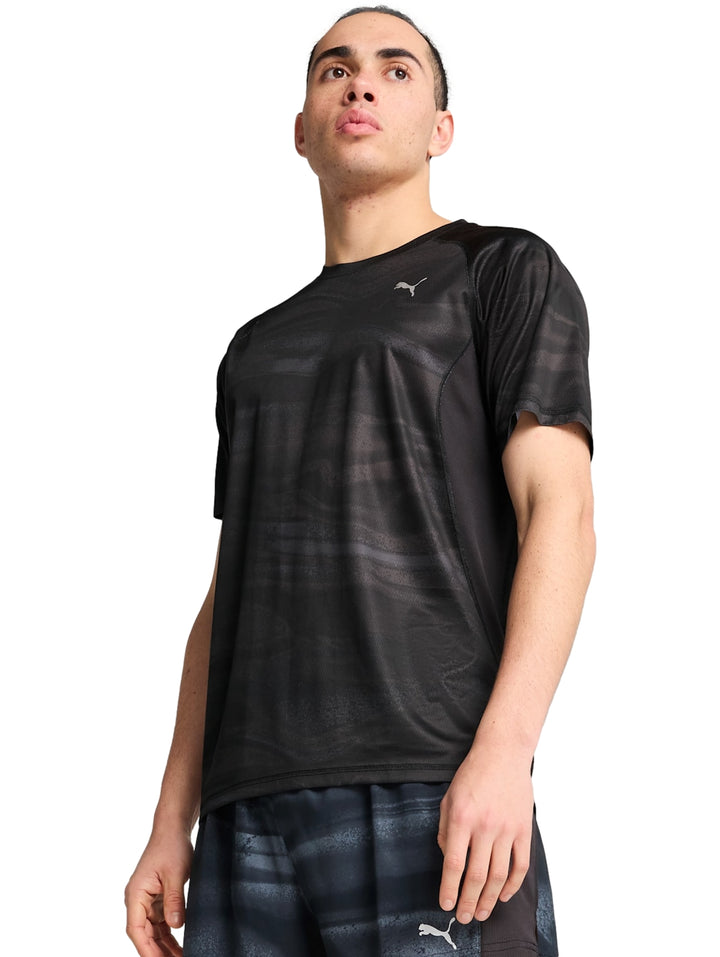 Playera PUMA Run Velocity AOP Negro para Hombre