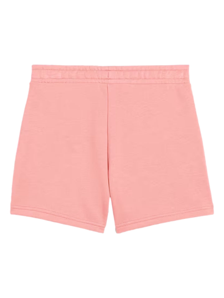 Pantalones cortos deportivos PUMA en color rosa claro para Niño o Niña.