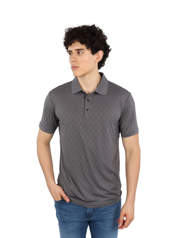 Playera Polo Pavini Gris para Hombre