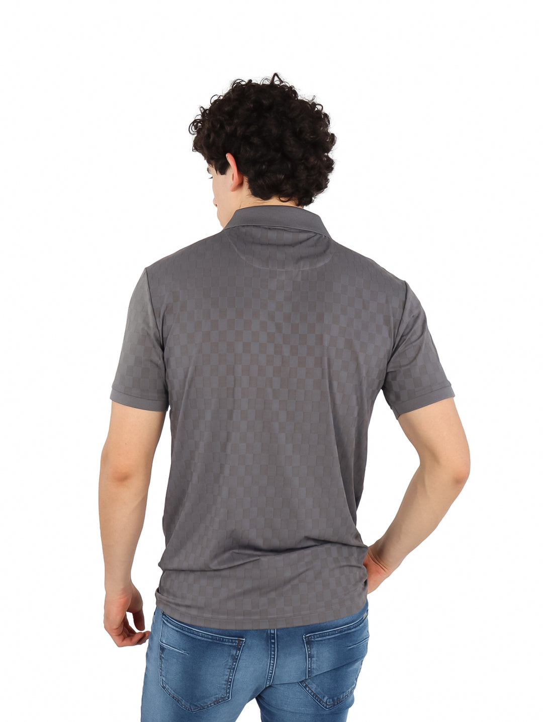 Playera Polo Pavini Gris para Hombre