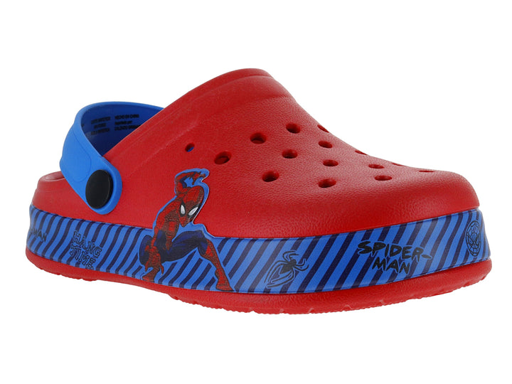 Sandalias Clogs VAVITO Spider-Man Rojo para Niño