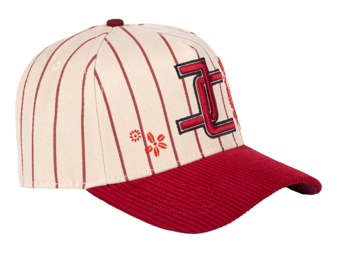 Gorra JC Hats Snake Beige y Vino para Hombre