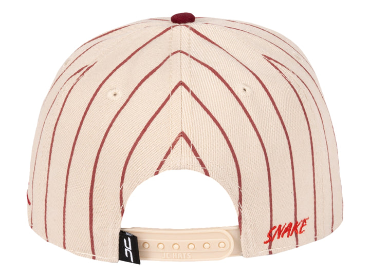 Gorra JC Hats Snake Beige y Vino para Hombre