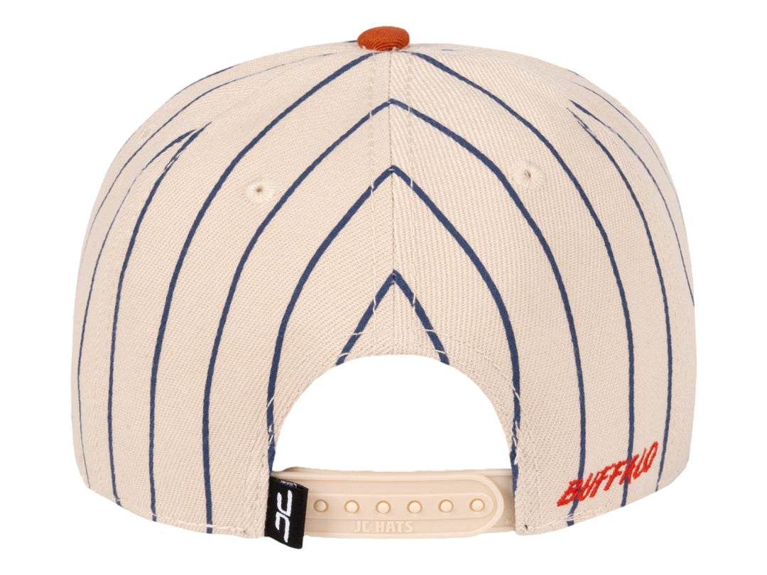 Gorra JC Hats Bufalo Beige y Azul para Hombre