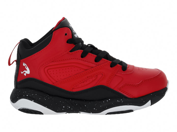 Tenis SHAQ Shaqnado Rojo y Negro para Niño