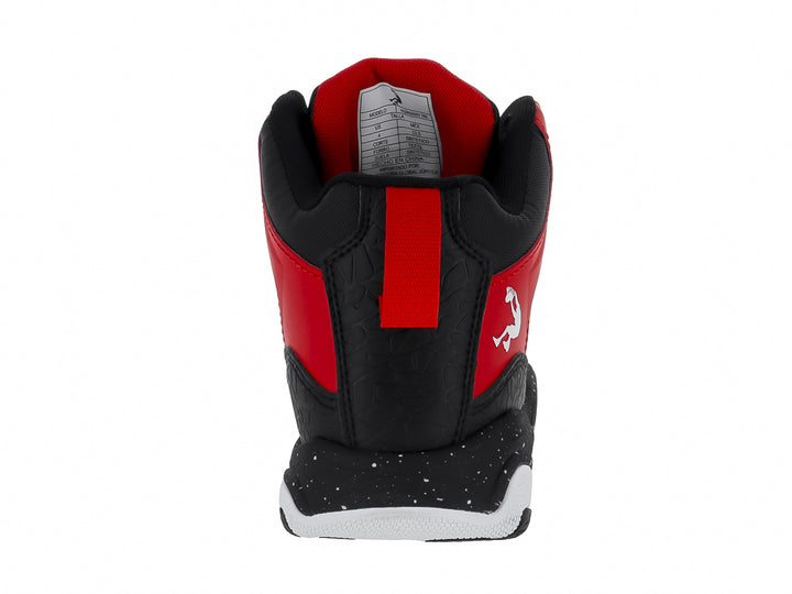 Tenis SHAQ Shaqnado Rojo y Negro para Niño
