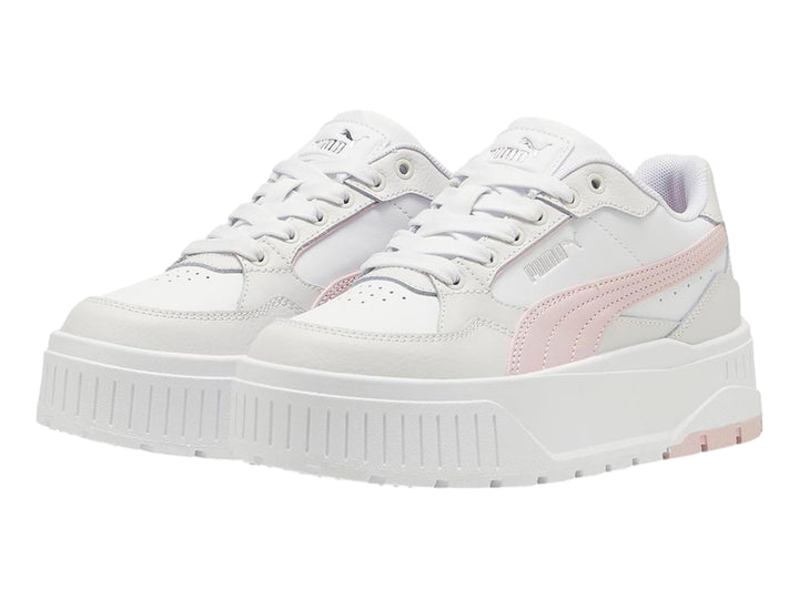 Tenis PUMA Carmen II Idol Blanco y Rosa para Niña