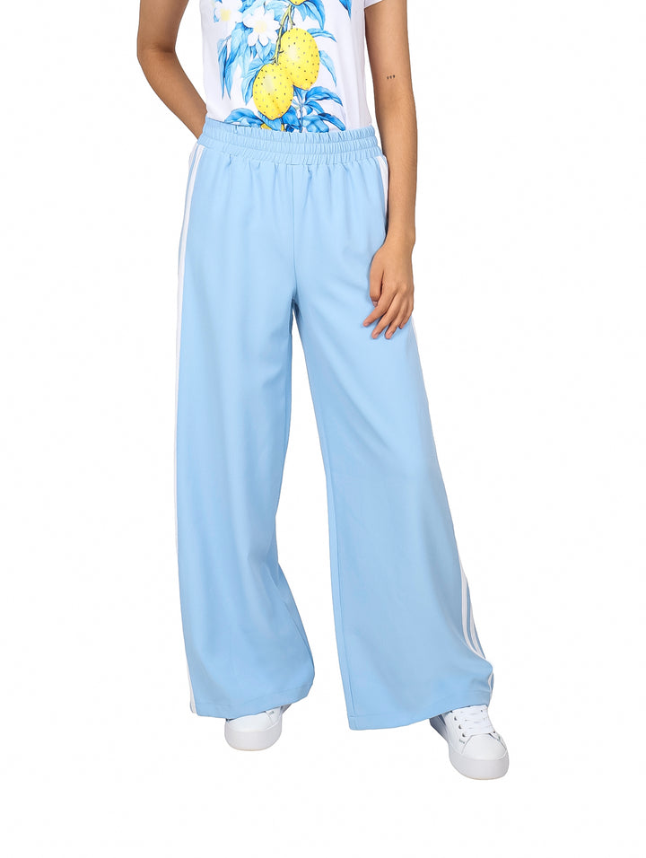 Pantalón Exotica Pierna Ancha Azul Cielo para Mujer