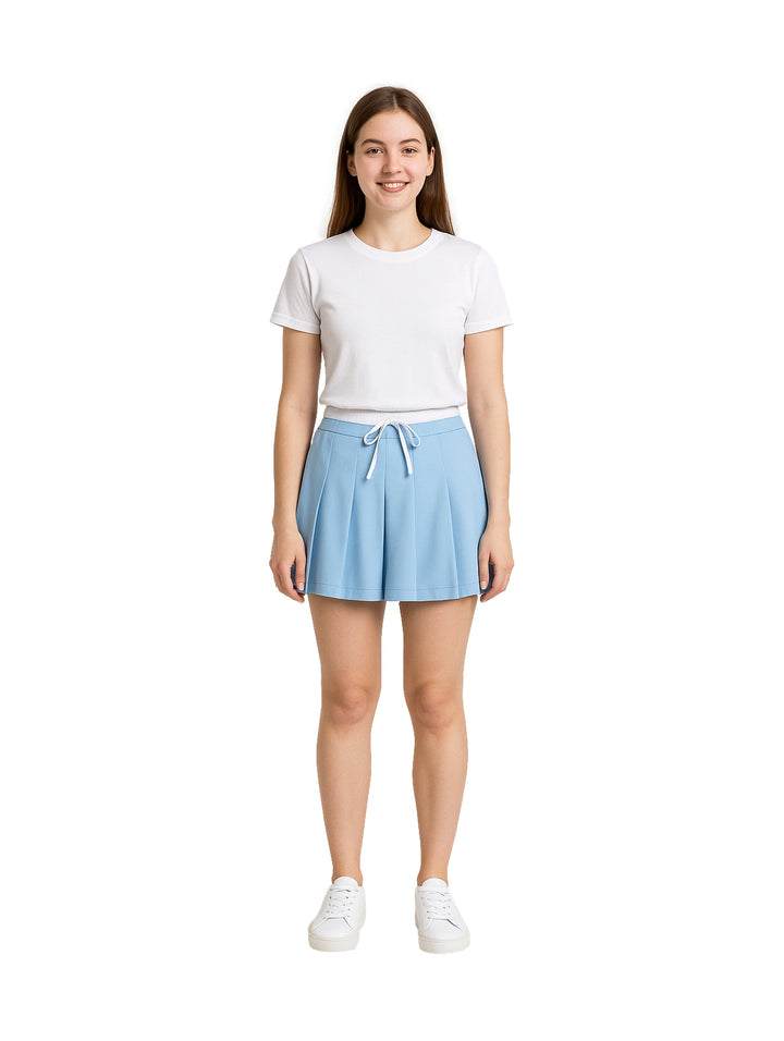 Falda Deportiva Exotica Azul Cielo para Mujer