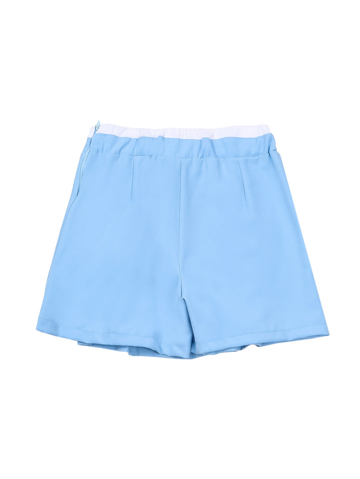 Falda Deportiva Exotica Azul Cielo para Mujer