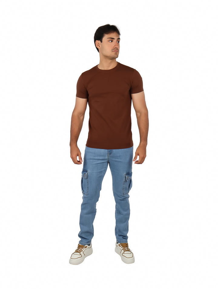 Playera Moda Pritex Café para Hombre
