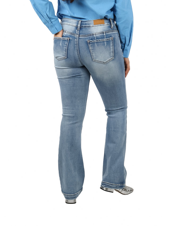 Pantalón Be-lu Acampanado Doble Stone para Mujer
