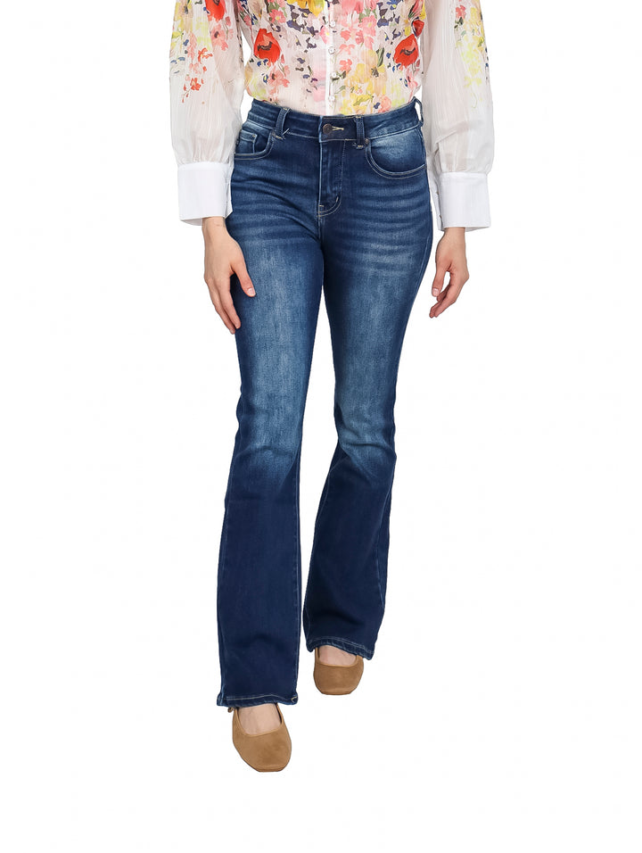 Jeans BE-LU Bootcut Stone Oscuro para Mujer