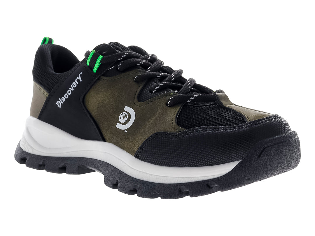 Tenis de Excursionismo Discovery Verde Militar para Nino